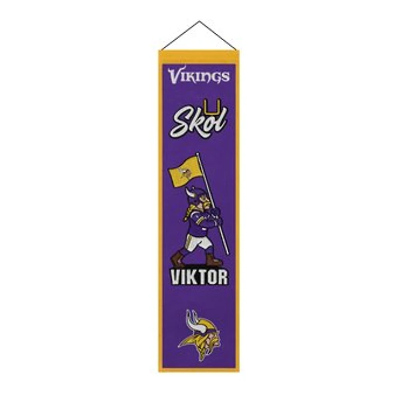 Minnesota Vikings 8" x 32" Icons Banner