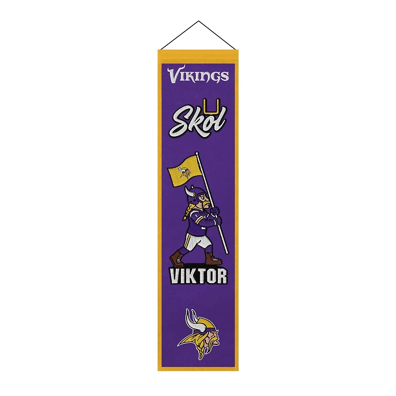 Minnesota Vikings 8" x 32" Icons Banner