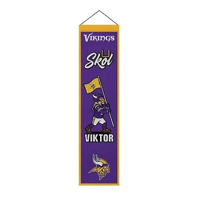 Minnesota Vikings 8" x 32" Icons Banner