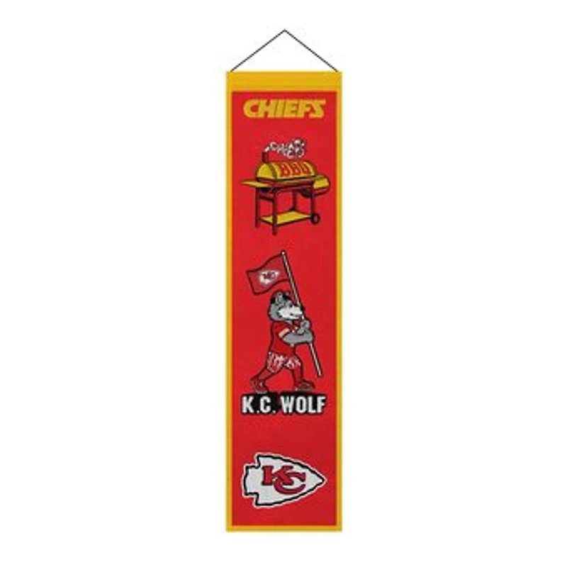 Kansas City Chiefs 8" x 32" Icons Banner