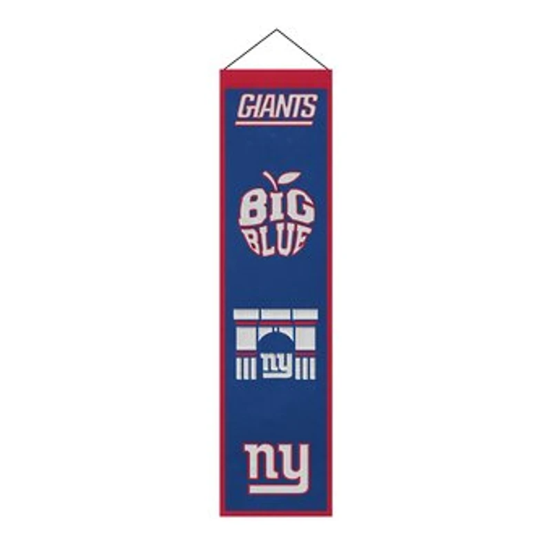 New York Giants 8" x 32" Icons Banner