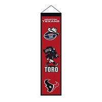 Houston Texans 8" x 32" Icons Banner