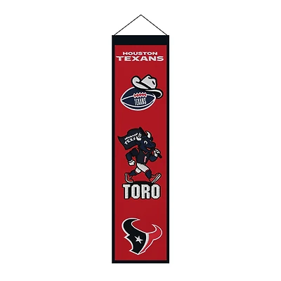 Houston Texans 8" x 32" Icons Banner