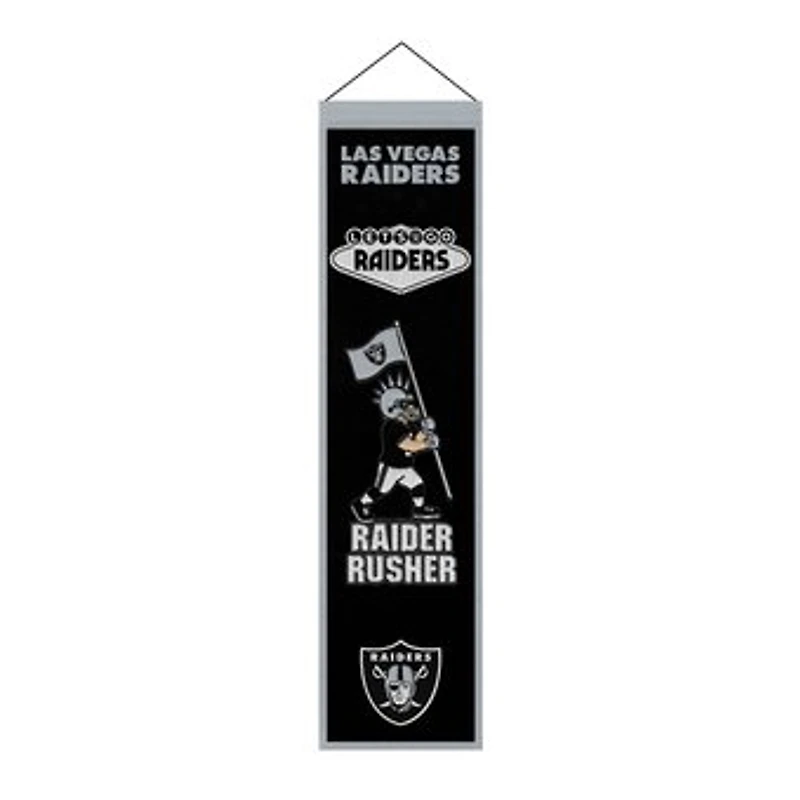 Las Vegas Raiders 8" x 32" Icons Banner