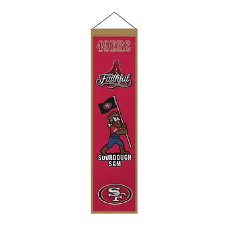 San Francisco 49ers 8" x 32" Icons Banner
