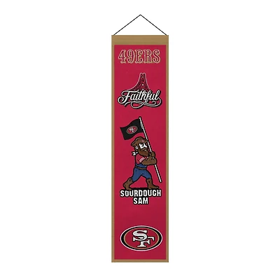 San Francisco 49ers 8" x 32" Icons Banner