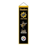 Pittsburgh Steelers 8" x 32" Icons Banner