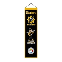 Pittsburgh Steelers 8" x 32" Icons Banner