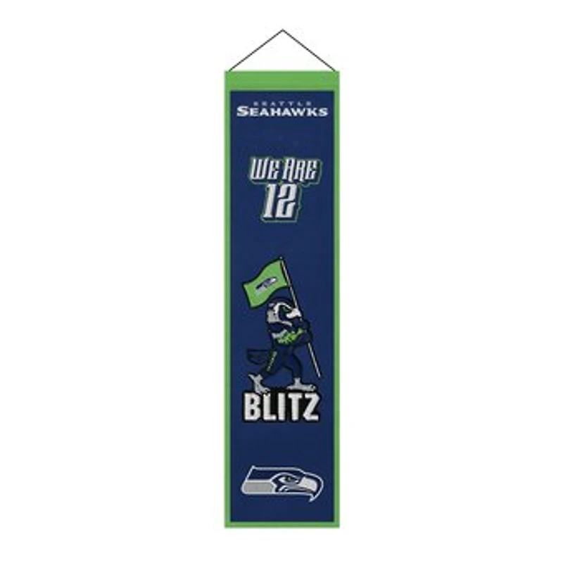 Seattle Seahawks 8" x 32" Icons Banner