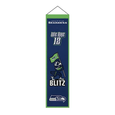 Seattle Seahawks 8" x 32" Icons Banner