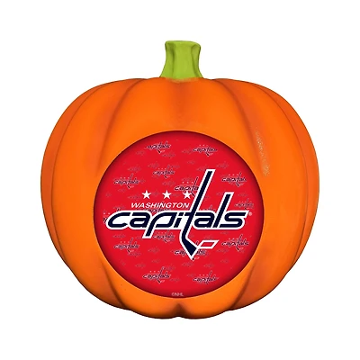 Washington Capitals 10" LED 3D Logo Resin Pumpkin