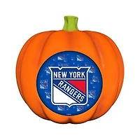 New York Rangers 10" LED 3D Logo Resin Pumpkin