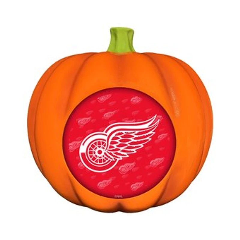 Detroit Red Wings 10" LED 3D Logo Resin Pumpkin