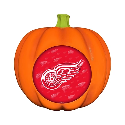 Detroit Red Wings 10" LED 3D Logo Resin Pumpkin
