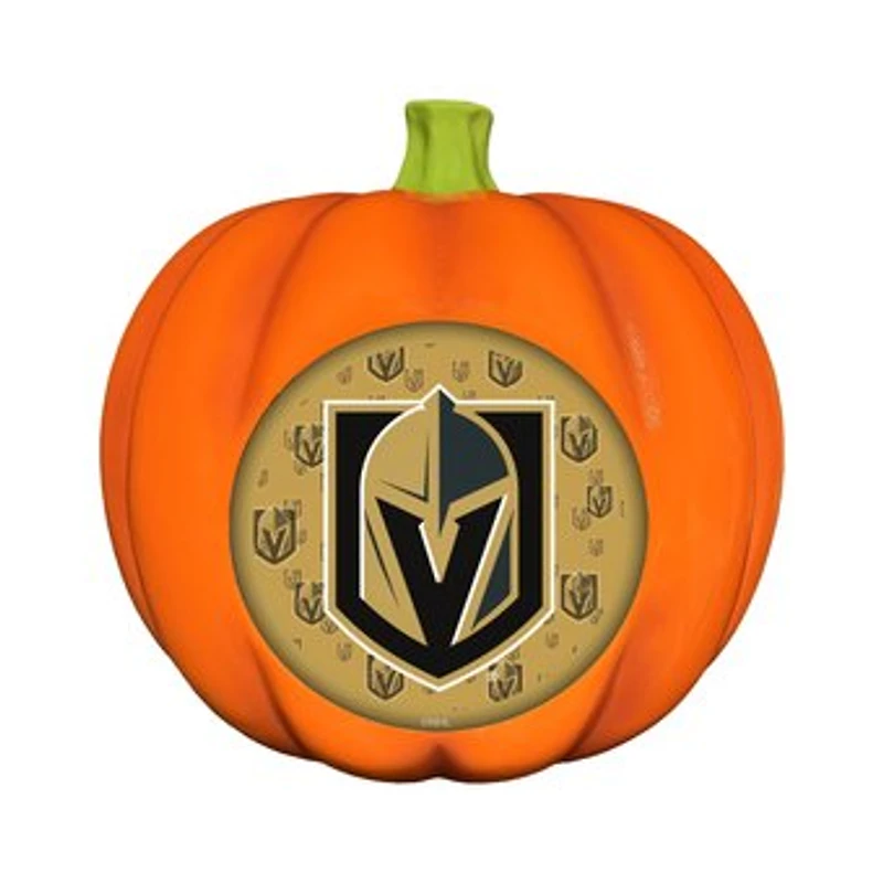 Vegas Golden Knights 10" LED 3D Logo Resin Pumpkin