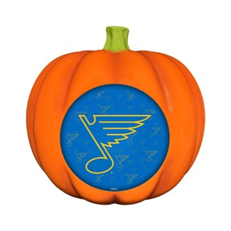 St. Louis Blues 10" LED 3D Logo Resin Pumpkin