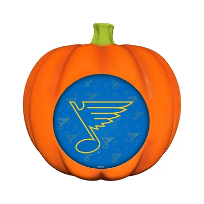 St. Louis Blues 10" LED 3D Logo Resin Pumpkin