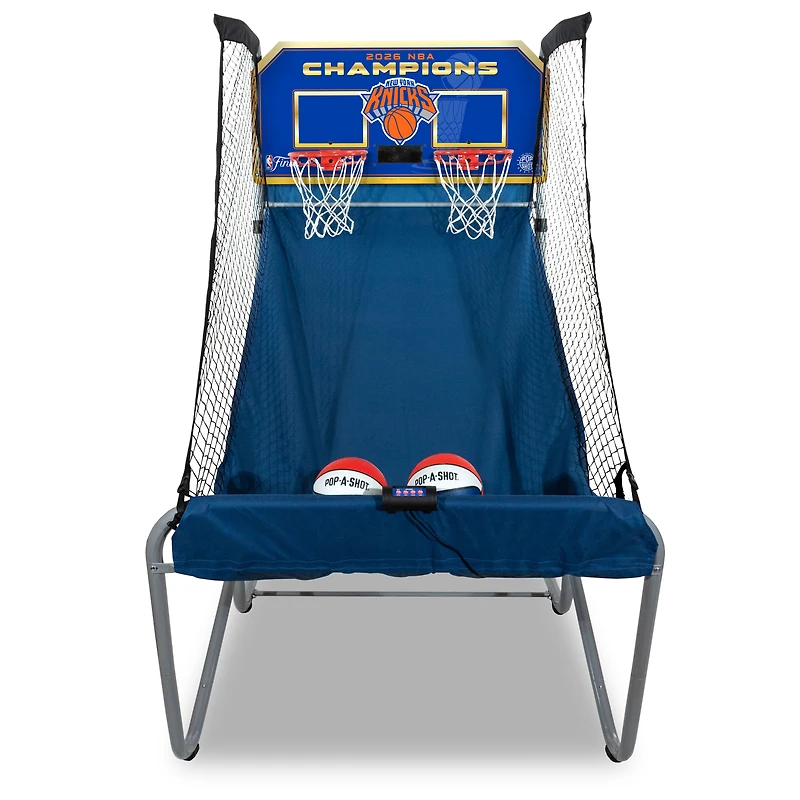 Pop-A-Shot New York Knicks 2026 NBA Finals Champions Dual Shot Arcade Basketball Game