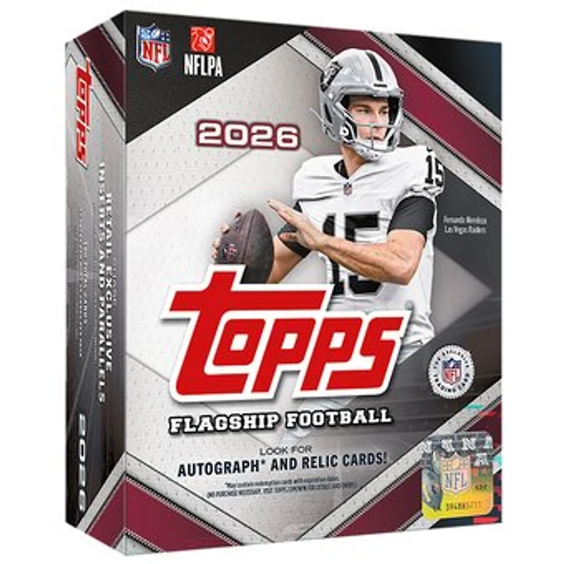 2026 Topps Flagship Football Factory Sealed Mega Box