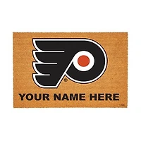 Philadelphia Flyers 24" x 36" Team Logo Personalized Coir Door Mat