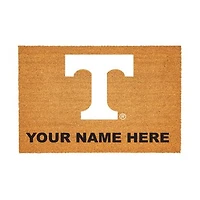 Tennessee Volunteers 24" x 36" Team Logo Personalized Coir Door Mat
