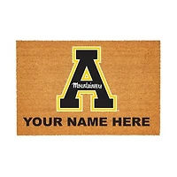 Appalachian State Mountaineers 24" x 36" Team Logo Personalized Coir Door Mat