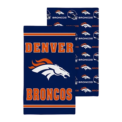 Denver Broncos Double-Sided Kitchen & Grill Towel