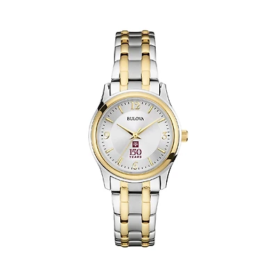 Bulova Texas A&M Aggies 150th Anniversary Classic Two-Tone Round Watch