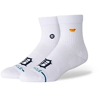 Unisex Stance White Detroit Tigers Hot Dog Quarter Socks
