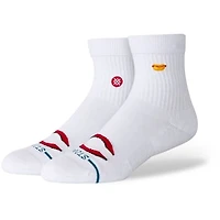 Unisex Stance White Cincinnati Reds Hot Dog Quarter Socks