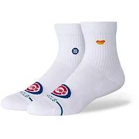 Unisex Stance White Chicago Cubs Hot Dog Quarter Socks