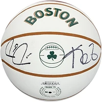 Paul Pierce & Kevin Garnett Boston Celtics Autographed Wilson 2023-24 City Edition Basketball
