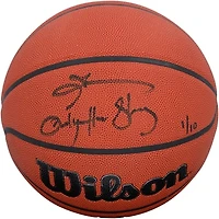 Allen Iverson Philadelphia 76ers Autographed Wilson Authentic Series Indoor/Outdoor Basketball with "Only The Strong Survive" Inscription