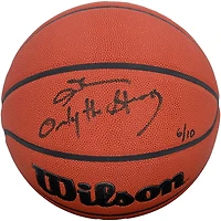 Allen Iverson Philadelphia 76ers Autographed Wilson Authentic Series Indoor/Outdoor Basketball with "Only The Strong" Inscription - Limited Edition of 10