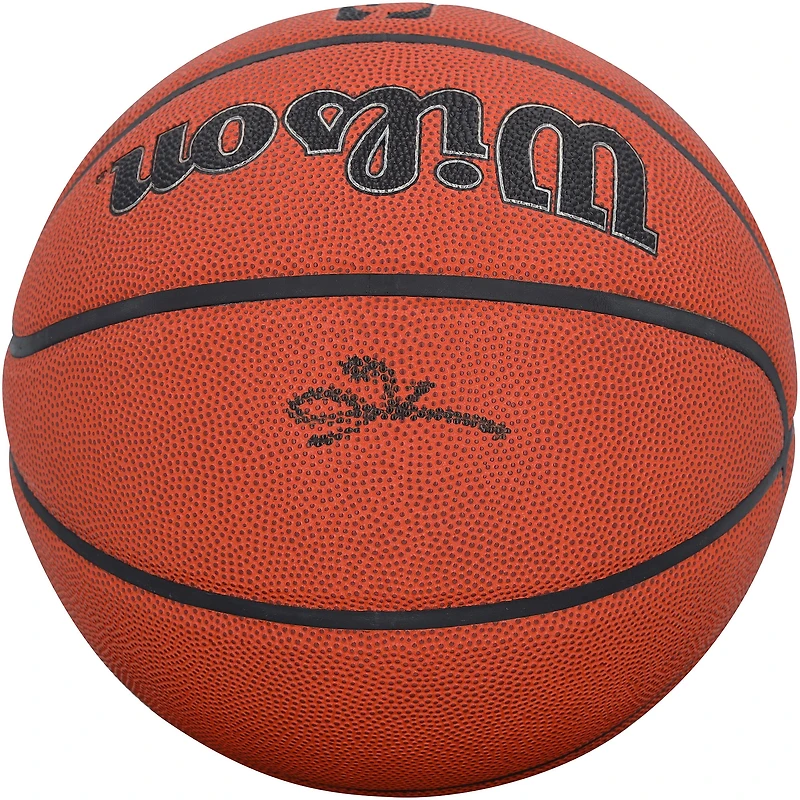 Allen Iverson Philadelphia 76ers Autographed Wilson Authentic Series Indoor/Outdoor Basketball