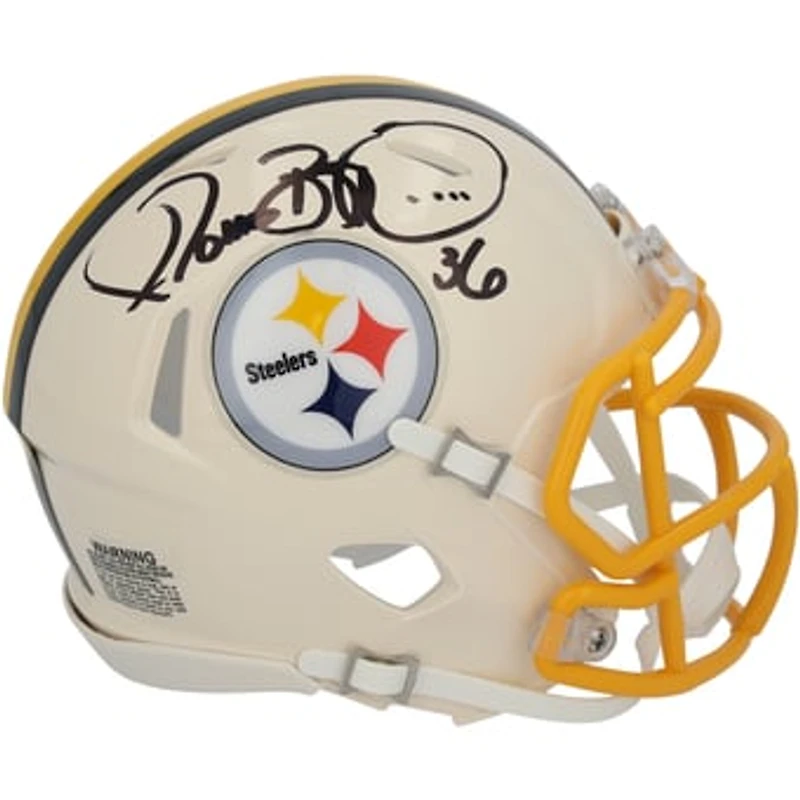 Jerome Bettis Pittsburgh Steelers Autographed Riddell Retro Speed Mini Helmet