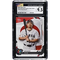 Seiya Suzuki Japan Baseball 2026 Topps Now World Baseball Classic Team Japan #JP02 CGC Authenticated MINT+ 9.5 Card