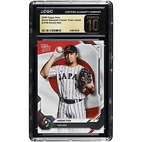 Hiromi Itoh Japan Baseball 2026 Topps Now World Baseball Classic Team Japan #JP09 CGC Authenticated PRISTINE 10 Card