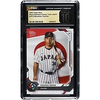 Masataka Yoshida Japan Baseball 2026 Topps Now World Baseball Classic Team Japan #JP10 CGC Authenticated PRISTINE 10 Card