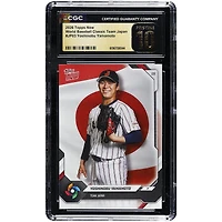 Yoshinobu Yamamoto Japan Baseball 2026 Topps Now World Baseball Classic Team Japan #JP03 CGC Authenticated PRISTINE 10 Card