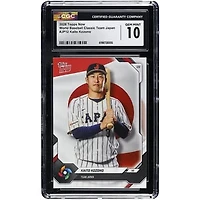 Kaito Kozono Japan Baseball 2026 Topps Now World Baseball Classic Team Japan #JP12 CGC Authenticated GEM MINT 10 Card