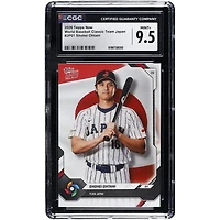 Shohei Ohtani Japan Baseball 2026 Topps Now World Baseball Classic Team Japan #JP01 CGC Authenticated MINT+ 9.5 Card