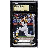 Konnor Griffin Pittsburgh Pirates 2026 Topps Now 19 Year-Old Top Prospect 1st MLB AB is RBI Double #49 CGC Authenticated PRISTINE 10 Rookie Card