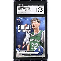 Cooper Flagg Dallas Mavericks 2025-26 Topps Now Rookie of the Year #ROTY CGC Authenticated MINT+ 9.5 Rookie Card