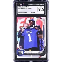 Arvell Reese New York Giants 2026 Topps Now Giants 5th Overall '26 NFL Draft Selection #AREE CGC Authenticated MINT+ 9.5 Rookie Card