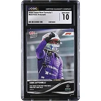 Kimi Antonelli Mercedes-AMG Petronas F1 Team 2026 Topps Now Formula 1 First Driver to Win First Three Races From First Three Poles #25 CGC Authenticated GEM MINT 10 Card