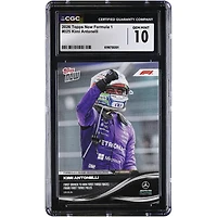 Kimi Antonelli Mercedes-AMG Petronas F1 Team 2026 Topps Now Formula 1 First Driver to Win First Three Races From First Three Poles #25 CGC Authenticated GEM MINT 10 Card
