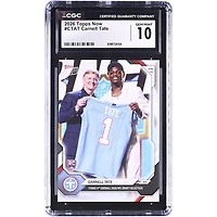 Carnell Tate Tennessee Titans 2026 Topps Now Titans 4th Overall '26 NFL Draft Selection #CTAT CGC Authenticated GEM MINT 10 Rookie Card