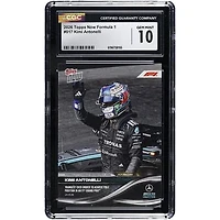 Kimi Antonelli Mercedes-AMG Petronas F1 Team 2026 Topps Now Formula 1 Youngest Ever Driver to Achieve Pole Position in an F1 Grand Prix #17 CGC Authenticated GEM MINT 10 Card