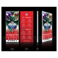 Highland Mint Minnesota Vikings vs. San Francisco 49ers Mexico 2026 International Games Week Acrylic Ticket